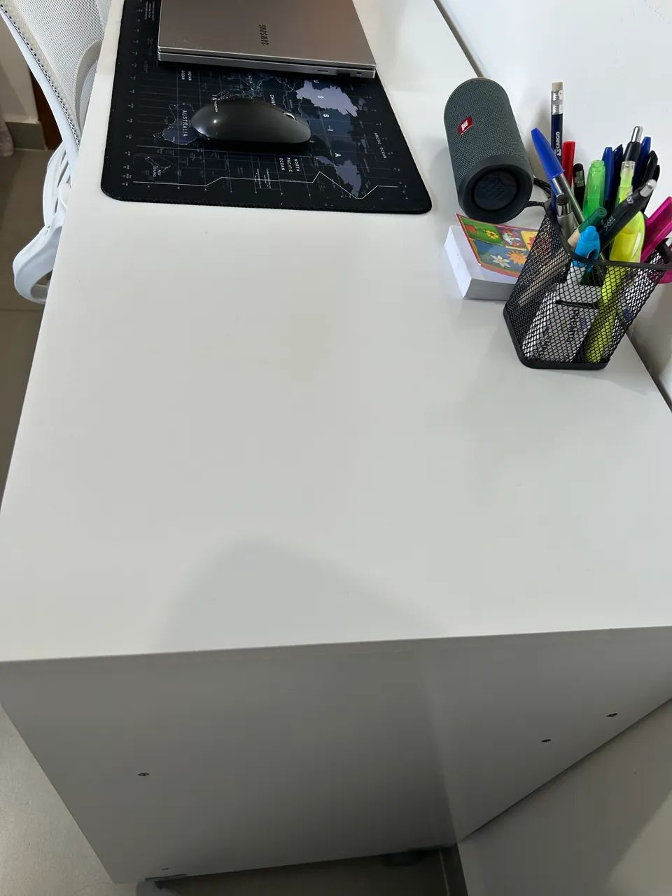 Mesa + cadeira escritório computador notebook - Foto 2