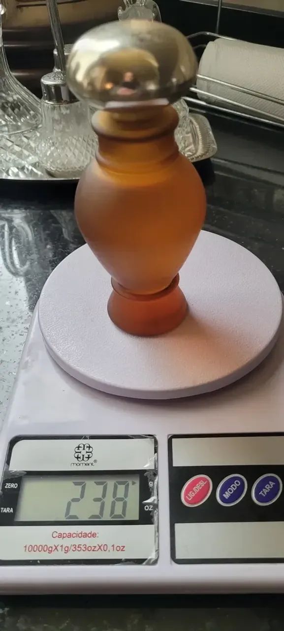 Frasco Antigo Perfume Vidro Âmbar Estilo Boticário (Usado) - Foto 3