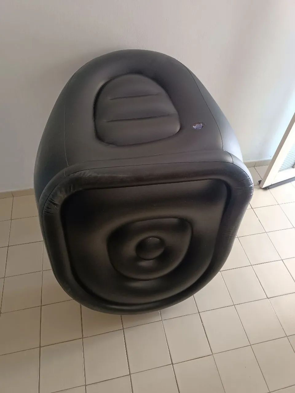 Poltrona Inflável com Puff - Sofá de Ar Aveludado - Foto 3
