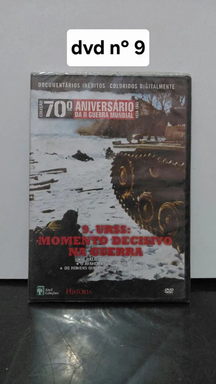 DVD N° 9 coleção 70° aniversário da guerra mundial