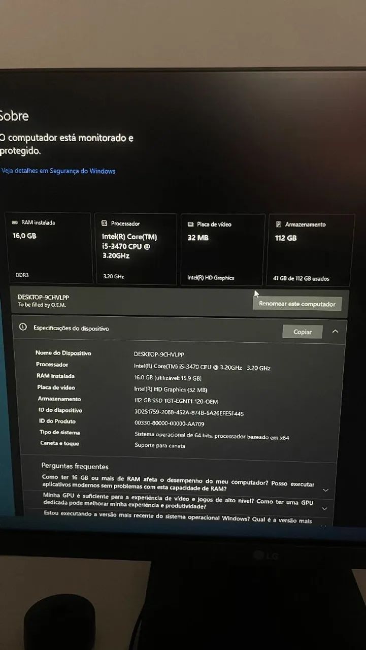 Vendo CPU semi nova