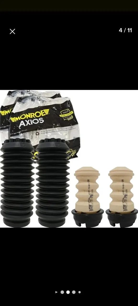 02-amortecedor traseiro monroe 02-kit batente traseiro axios gol g5/g6/g7/g8 - Foto 2