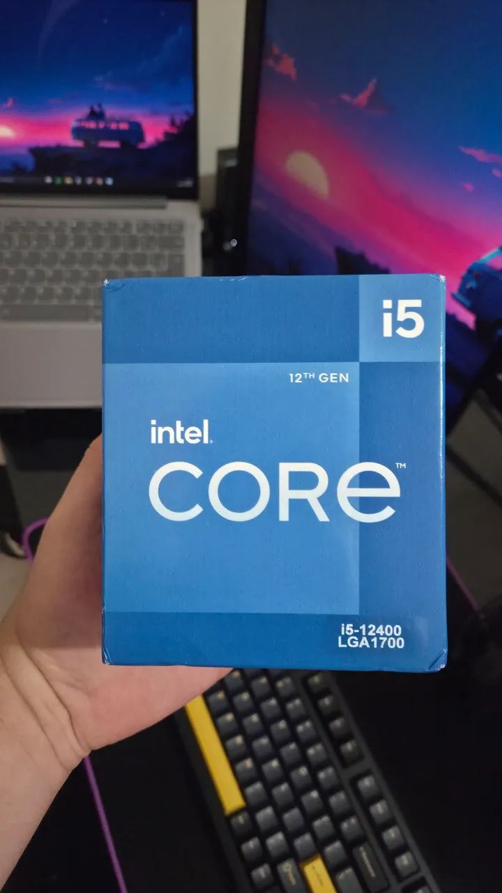(Lacrado) Intel i5 12400 LGA 1700 com Vídeo Integrado e Compatível com DDR4 e DDR5