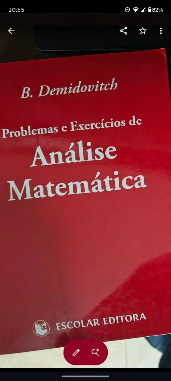 LIVRO DEMIDOVITCH MATEMÁTICA 