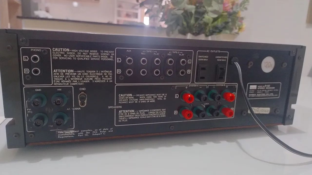 Sansui R50 receiver com manual original do aparelho  - Foto 2