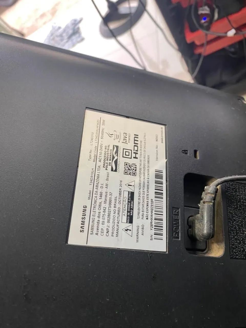 Tv não e smart 24 polegadas  - Foto 2