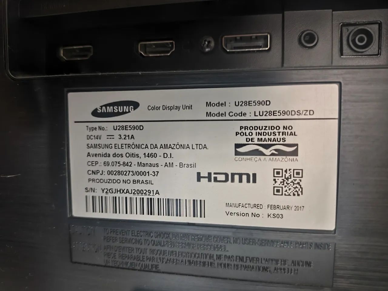 MONITOR 4K SAMSUNG - 28 POLEGADAS  - Foto 3