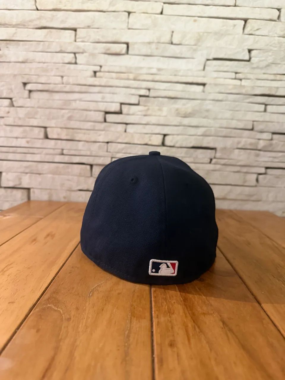 Boné New Era Aba Reta 5950 MLB Atlanta Game Cap - Foto 2