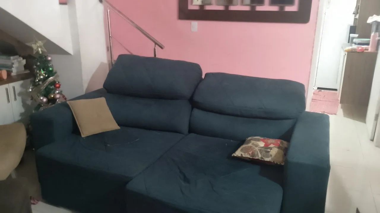 Sofá retrátil em bom estado de conservação  - Foto 3