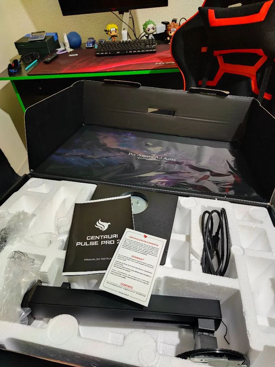 Monitor Gamer Pichau Centauri Pulse Pro 27? IPS 240Hz 1ms + Suporte Articulado ? - Foto 6