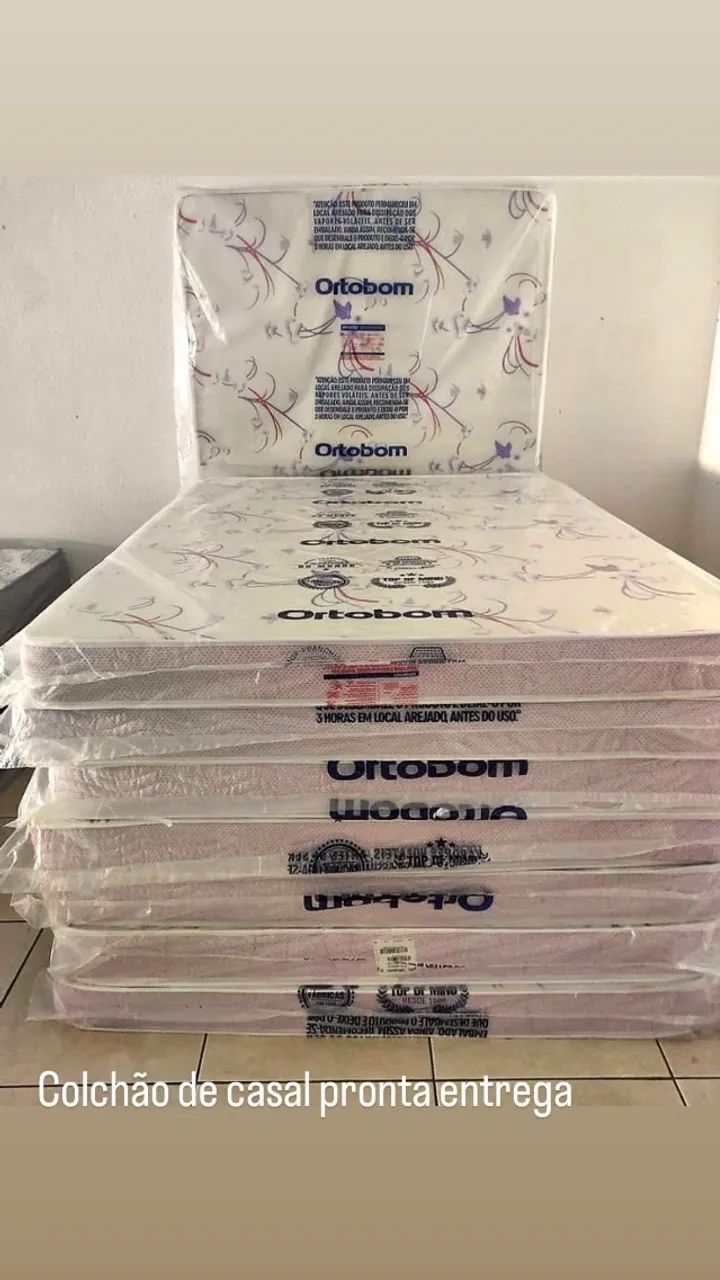 Colchão Ortobom mega mega casal 