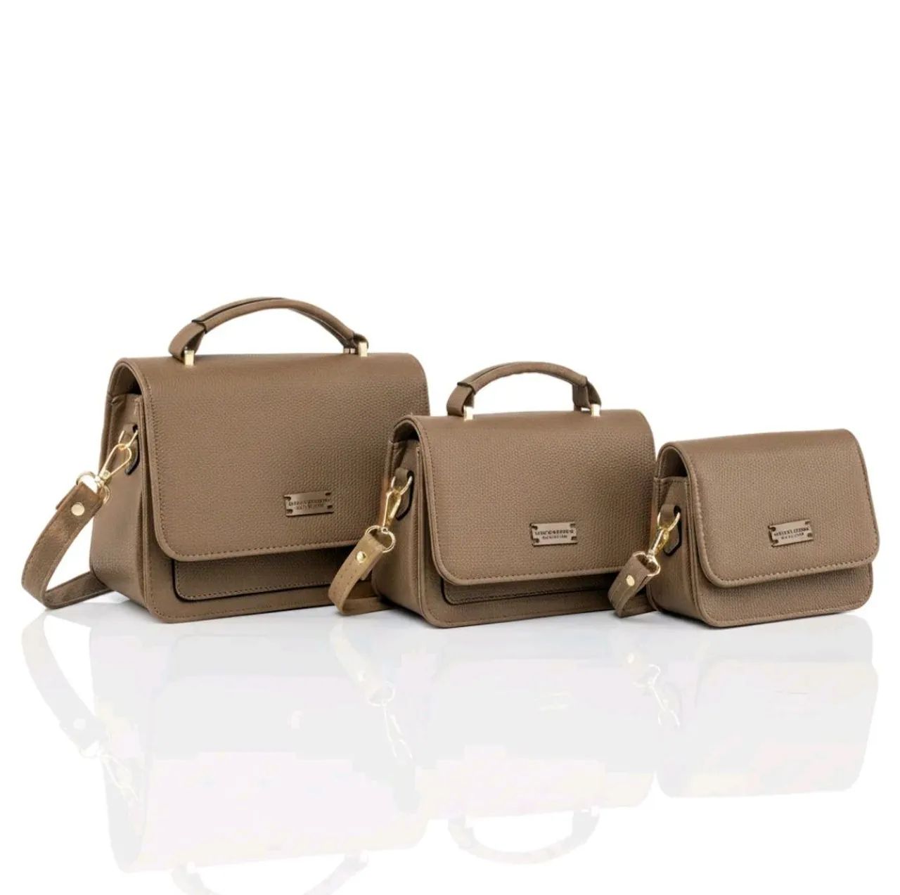 Kit 3 bolsas tamanho P, M e G.