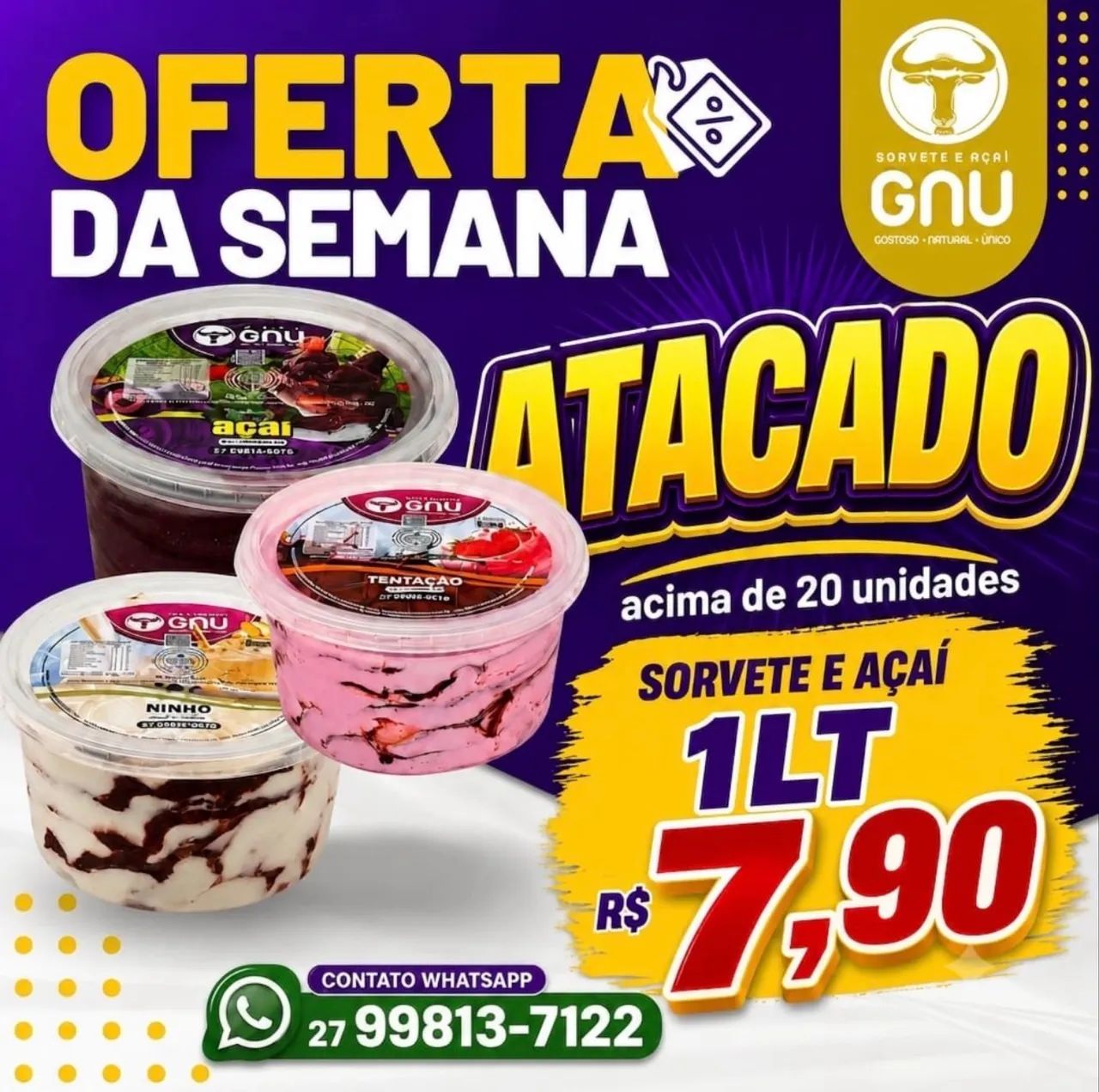SORVETE E AÇAÍ 