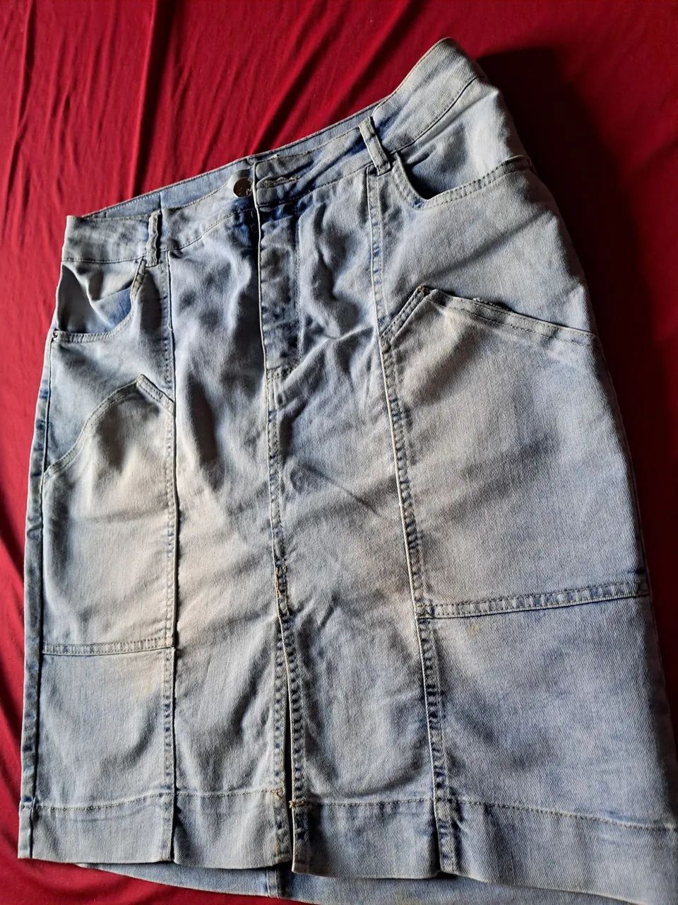 14 calças jeans femininas 1 saia e 1 bermuda  - Foto 3