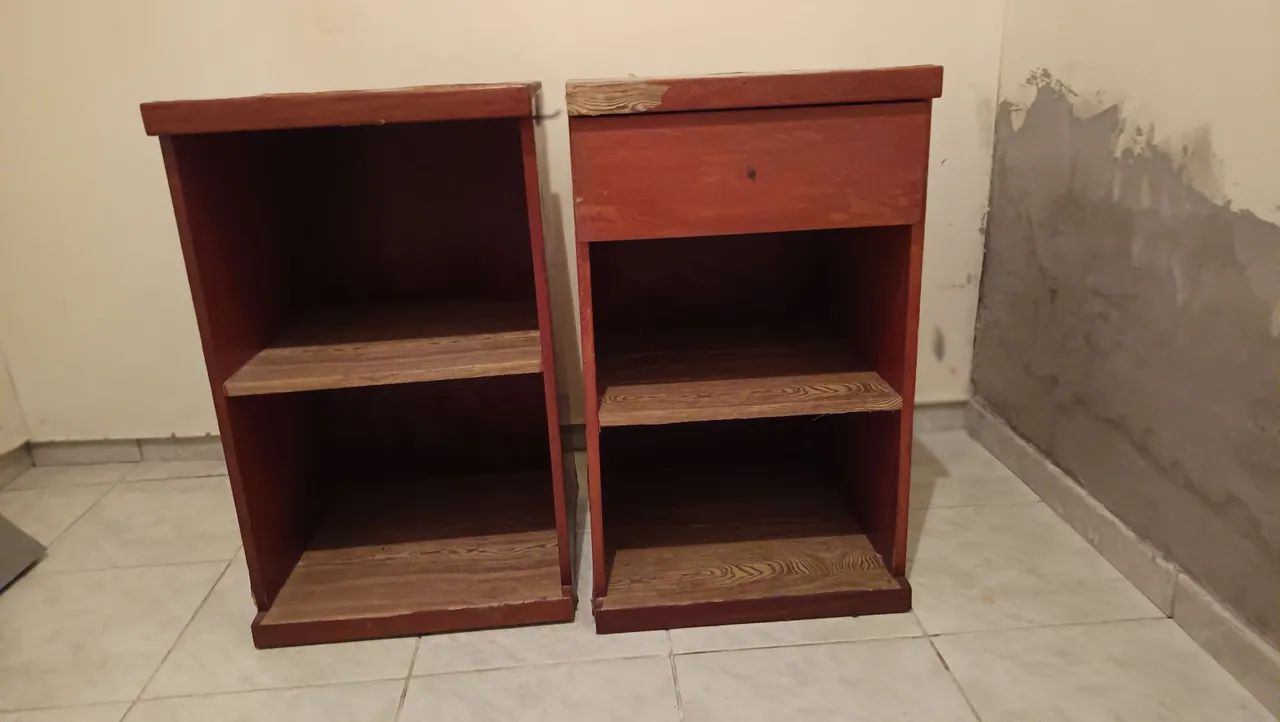 Kit com 2 Mesas de Cabeceira + Mesa de Centro com Vidro - Foto 3