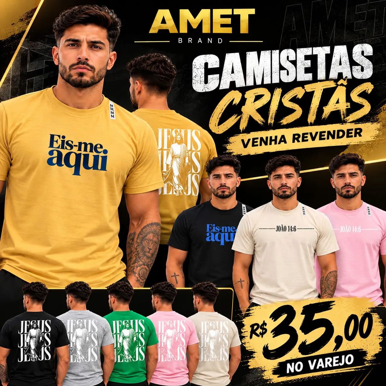 Camisas masculinas 