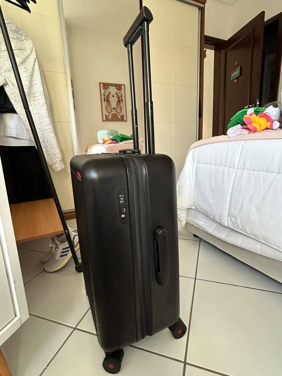 Mala de Viagem Samsonite RED Preta - Com Kit de Personalização e Cadeado TSA - Foto 2