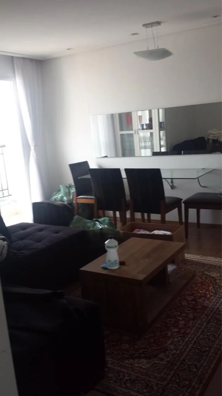 Sofá em madeira, em L, com chaise long, camurça preto