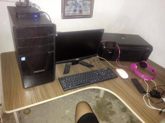 Computadormesa em l impressora pro seu uso ou escritorio lanhouse so 550tudo zap989602775