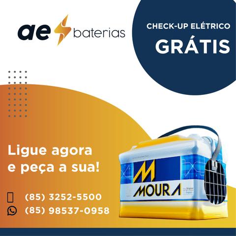 Bateria 60Ah Moura, produto diferenciado