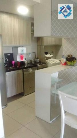 Apartamento com 3 dormitórios à venda, 72 m² por R$ 460.000,00 - Guararapes - Fortaleza/CE - Foto 7