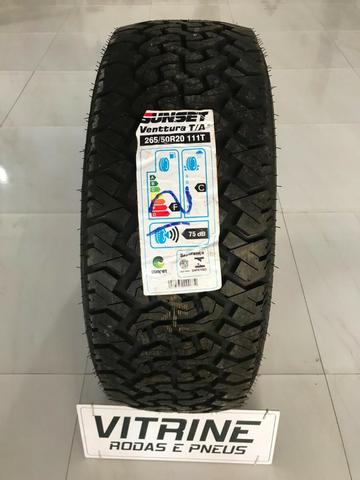 Pneu 265/50 R20 Aro 20 A/T Sunset Ventura Toyota Hilux S10 Triton Ranger Dakar Full Amarok