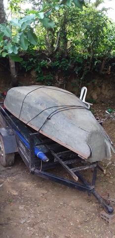 Vendo canoa de fibra - Foto 3