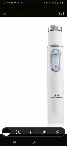 Caneta Laser 45nm Luz Azul - Foto 2