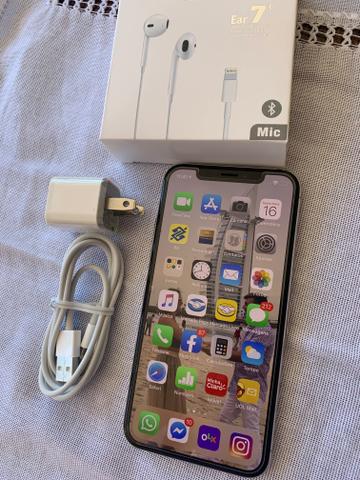 IPhone X 256GB Silver - praticamente sem uso - novissimo - completo - Foto 2