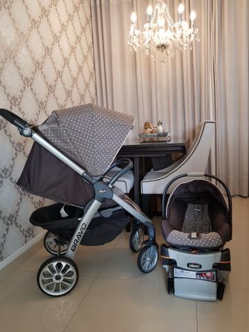 Kit Chicco Bravo Travel System com base isofix