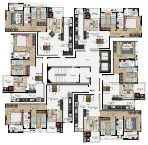 APARTAMENTO COM 2 QUARTOS SENDO 1 SUÍTE, NA PLANTA. - Foto 6
