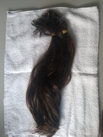 Cabelo castanho claro natural para mega Hair