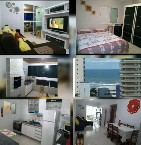 APTO VENDA OU TROCA MOBILIADO PRAIA GRANDE - Foto 2