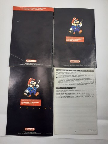 Nintendo manuais, 1993 - Foto 3