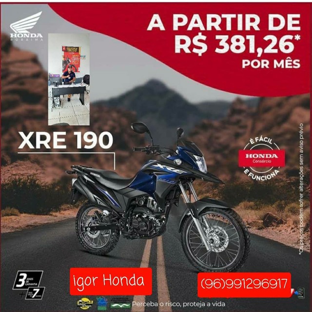 XRE 190 CORRA APROVEITE NOSSA PROMOÇÃO *