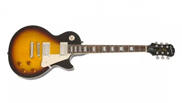 Guitarra Epiphone Les Paul Standard Plus Vintage Sunburst - Foto 2