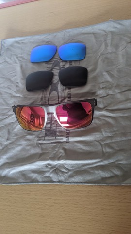 Oakley holbrook metal torch best sale iridium polarized