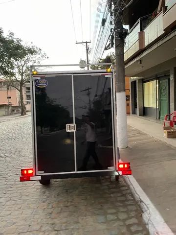 Carretinha Baú fechada, Trailer ACM  1,7x1,22x1,22 ((pronta entrega )) - Foto 2