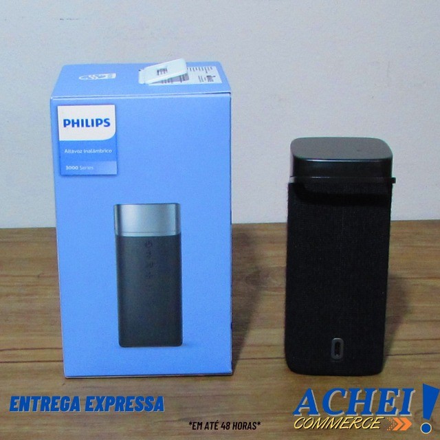 Caixa de Som Philips Preto - Novo - Foto 2
