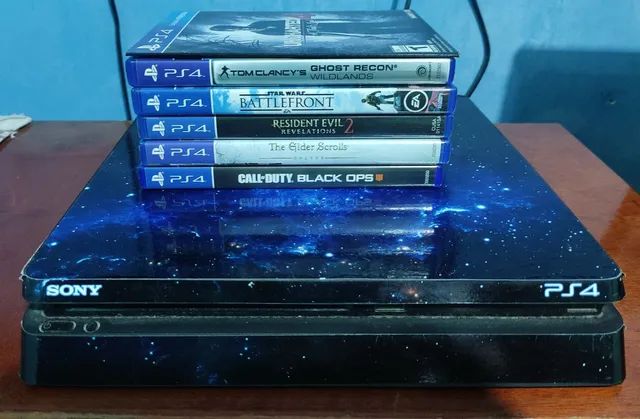 Ps2(slim)ps3(slim Com 14 Jogos De Cd) Ps4 (slim) Combo - Escorrega o Preço