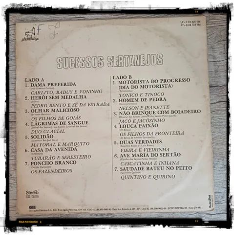 LP Vinil: Sucessos sertanejos - Dama preferida - Foto 2