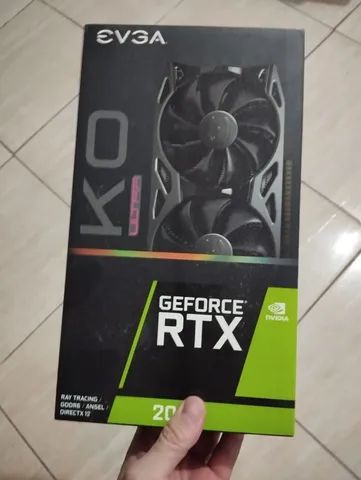 Placa de Vídeo RTX 2060 KO Ultra Gaming EVGA NVIDIA GeForce, 6 GB