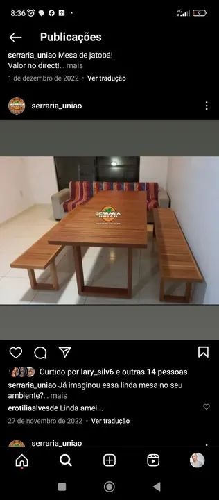 Mesas para área interna e externa  - Foto 4