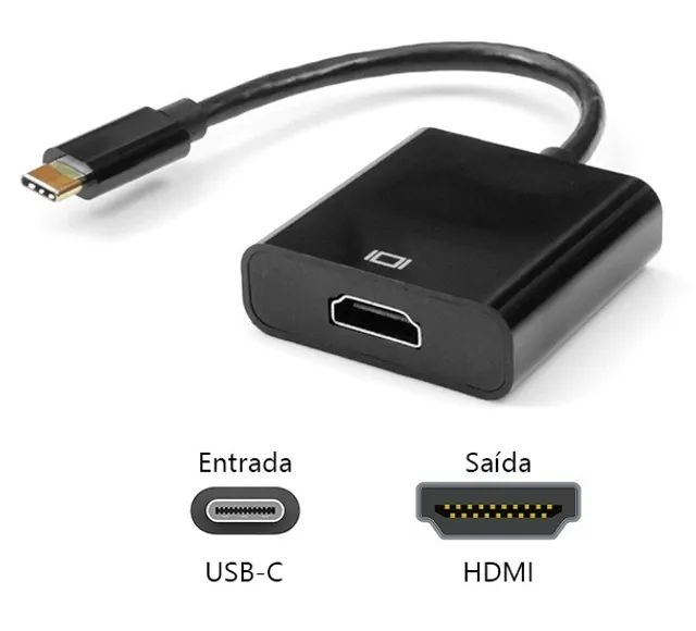 adaptador usb tipo c x hdmi pluscable adp-usbchdmi10bk 4k 15 cm - Foto 4