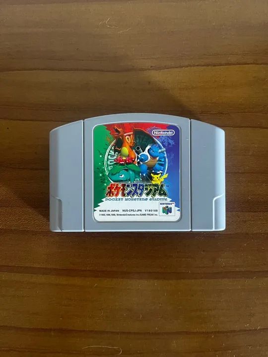  Cartucho Nintendo 64 - Pokémon Stadium - Original JP - Jogo de N64 Fita Nintendo 64