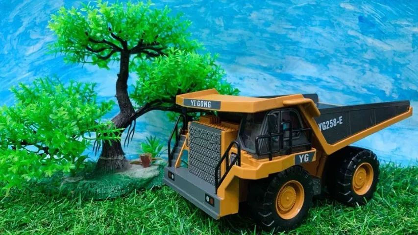 Carrinho Caçamba de Brinquedo Controle Remoto - Foto 4