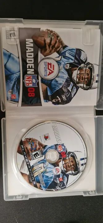 Madden 8 - Playstation 3 - PEQUENO DETALHE NA CAPA - Foto 2