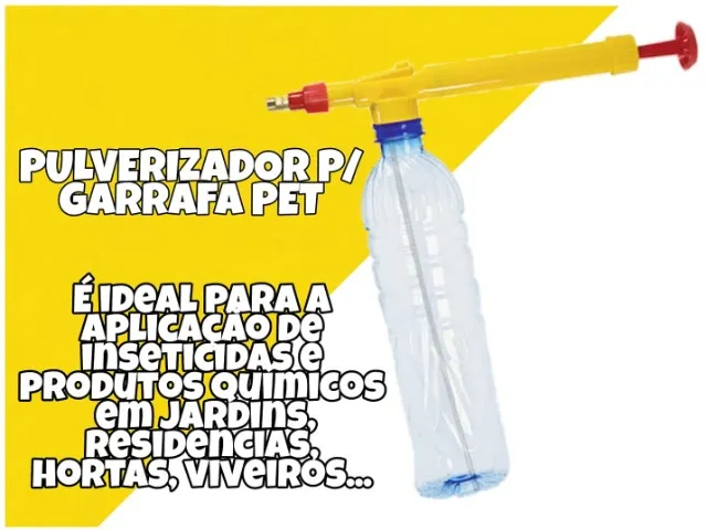 pulverizador borrifador pressão manual garrafa pet adaptável wpp.43. *