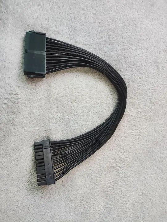 Cabo Extensor Atx Psu 24 Pinos 30cm Placa Mãe - Foto 5