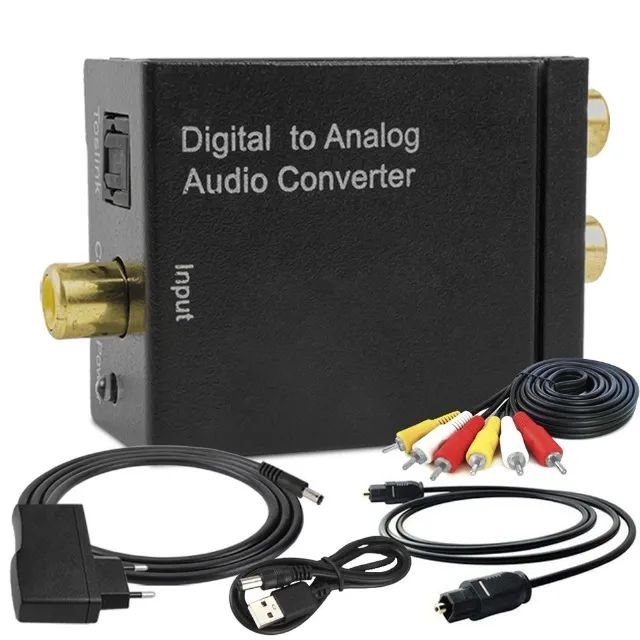 Conversor Optico Digital P/ Saída Rca + Cabo Optico - Foto 4